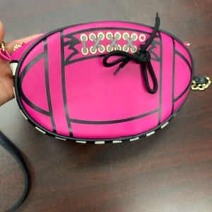 Betsey Johnson Football Crossbody Purse